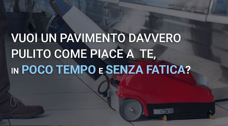 SE USI IL MOP TUTTO LO SPORCO RESTA A TERRA, SI STRATIFICA SUL PAVIMENTO E SI ACCUMULA NELLE FUGHE!